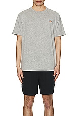 Dickies Mapleton Short Sleeve Tee in Heather Grey, view 3, click to view large image.