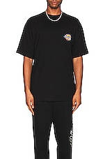 Dickies Short Sleeve Pocket Logo Tee in Black, view 3, click to view large image.