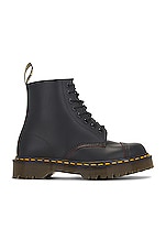 Dr. Martens 1460 Toe Cap Bex Quilon Boot in Black, view 1, click to view large image.