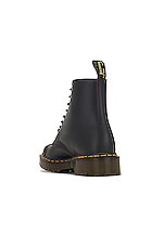 Dr. Martens 1460 Toe Cap Bex Quilon Boot in Black, view 3, click to view large image.