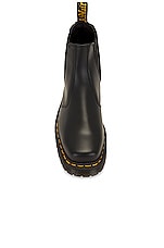 Dr. Martens 2976 Bex Squared Polished Smooth Boot in Black, view 4, click to view large image.
