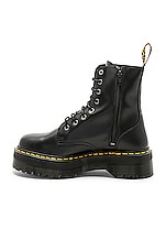 Dr. Martens Jadon Fusion Smooth Boot in Black, view 5, click to view large image.