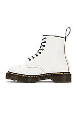 Dr. Martens Made in England 1460 Toe Cap Bex in White, view 5, click to view large image.