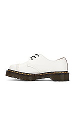Dr. Martens Made in England 1461 Toe Cap Bex in White, view 5, click to view large image.