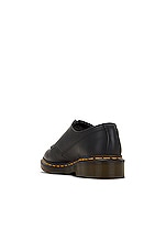 Dr. Martens Cullen Polished Smooth Shoe in Black, view 3, click to view large image.