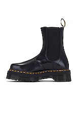 Dr. Martens 2976 Hi Quad Squared Polished Smooth in Black, view 5, click to view large image.