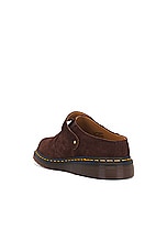 Dr. Martens Sham Sandal in Dark Brown, view 3, click to view large image.