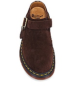 Dr. Martens Sham Sandal in Dark Brown, view 4, click to view large image.