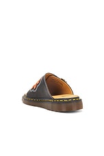 Dr. Martens Dayne Applique Sandal in Black, Conker Brown, & Rust Orange, view 3, click to view large image.