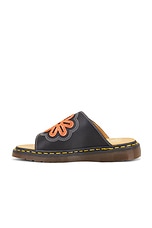Dr. Martens Dayne Applique Sandal in Black, Conker Brown, & Rust Orange, view 5, click to view large image.
