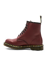 Dr. Martens 1460 8 Eye Boot in Cherry Red, view 5, click to view large image.