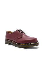 Dr. Martens 1461 3-Eye Shoe in Cherry Red, view 2, click to view large image.
