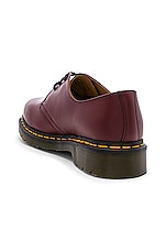 Dr. Martens 1461 3-Eye Shoe in Cherry Red, view 3, click to view large image.