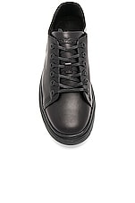 Dr. Martens Dante 6 Eye Leather Shoes in Black, view 4, click to view large image.