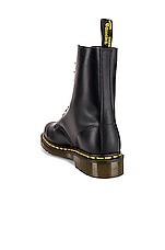 Dr. Martens 1490 Smooth Boots in Black, view 3, click to view large image.