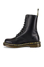 Dr. Martens 1490 Smooth Boots in Black, view 5, click to view large image.