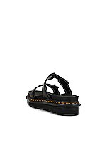 Dr. Martens Myles Sandal in Black, view 3, click to view large image.