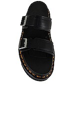 Dr. Martens Myles Sandal in Black, view 4, click to view large image.