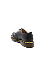 Dr. Martens 1461 3 Eye Gibson in Black, view 3, click to view large image.