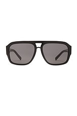 Dolce & Gabbana Square Sunglasses in Black, view 1, click to view large image.