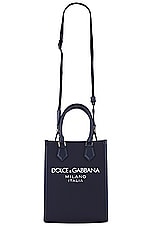 Dolce & Gabbana Nylon Bag in Blue & Navy, view 1, click to view large image.