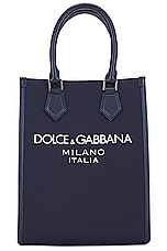 Dolce & Gabbana Nylon Bag in Blue & Navy, view 2, click to view large image.