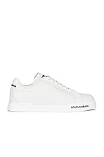 Dolce & Gabbana Portofino Sneaker in Bianco, view 1, click to view large image.