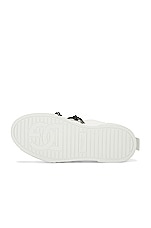 Dolce & Gabbana Sneaker Pelle in Bianco & Nero, view 6, click to view large image.