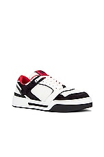 Dolce & Gabbana Crosta Mino Sneaker in Nero & Bianco, view 2, click to view large image.