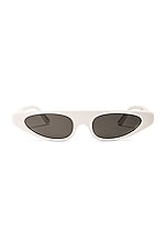 Dolce & Gabbana Classic Sunglasses in White, view 1, click to view large image.