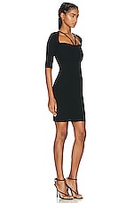 Dolce & Gabbana Mini Dress in Nero, view 2, click to view large image.