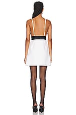 Dolce & Gabbana Mini Dress in Natural White, view 4, click to view large image.