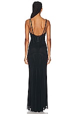 Dolce & Gabbana Slip Dress in Nero, view 4, click to view large image.