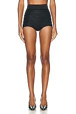 Dolce & Gabbana High Waisted Short in Black, view 1, click to view large image.