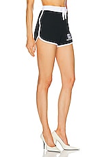 Dolce & Gabbana Logo Shorts in Nero, view 2, click to view large image.