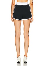 Dolce & Gabbana Logo Shorts in Nero, view 3, click to view large image.