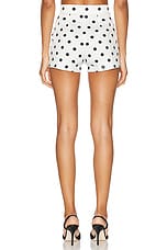 Dolce & Gabbana High Waisted Short in Bianco, view 3, click to view large image.