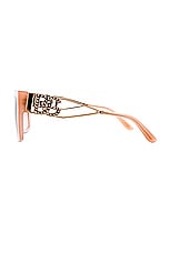 Dolce & Gabbana Square Sunglasses in Opal Rose, view 3, click to view large image.