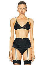 Dolce & Gabbana Triangle Bra in Nero, view 1, click to view large image.