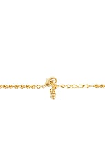 Dolce & Gabbana Logo Necklace in Gold, view 4, click to view large image.