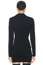 Dolce & Gabbana Stretch Jacket in Black, view 3, click to view large image.