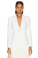 Dolce & Gabbana Tailored Jacket in Bianco Naturale, view 1, click to view large image.
