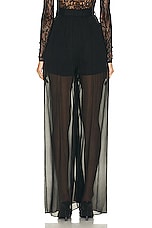 Dolce & Gabbana High Waist Flare Pant in Nero, view 3, click to view large image.