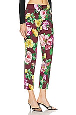Dolce & Gabbana Floral Pant in Camelia, view 2, click to view large image.