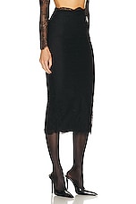 Dolce & Gabbana Pencil Skirt in Nero, view 2, click to view large image.