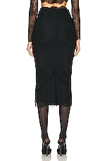 Dolce & Gabbana Pencil Skirt in Nero, view 4, click to view large image.