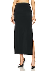 Dolce & Gabbana Cady Pencil Skirt in Nero, view 1, click to view large image.