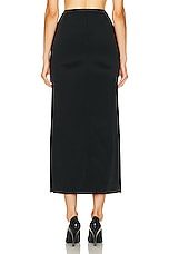 Dolce & Gabbana Cady Pencil Skirt in Nero, view 4, click to view large image.