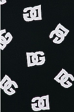Dolce & Gabbana Patterned Skirt in Nero & Bianco, view 5, click to view large image.