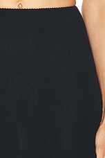 Dolce & Gabbana Mini Skirt in Nero, view 6, click to view large image.